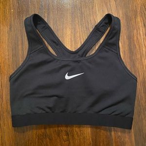 Nike black DRI-FIT sports bra